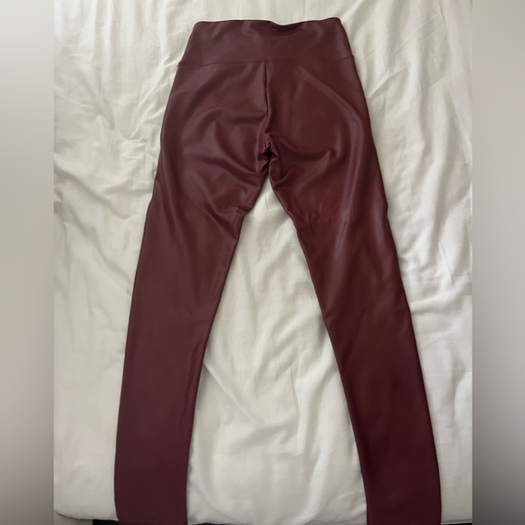 Small Faux Leather Pants Red - Picture 2 of 6